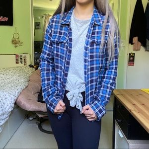 Blue flannel